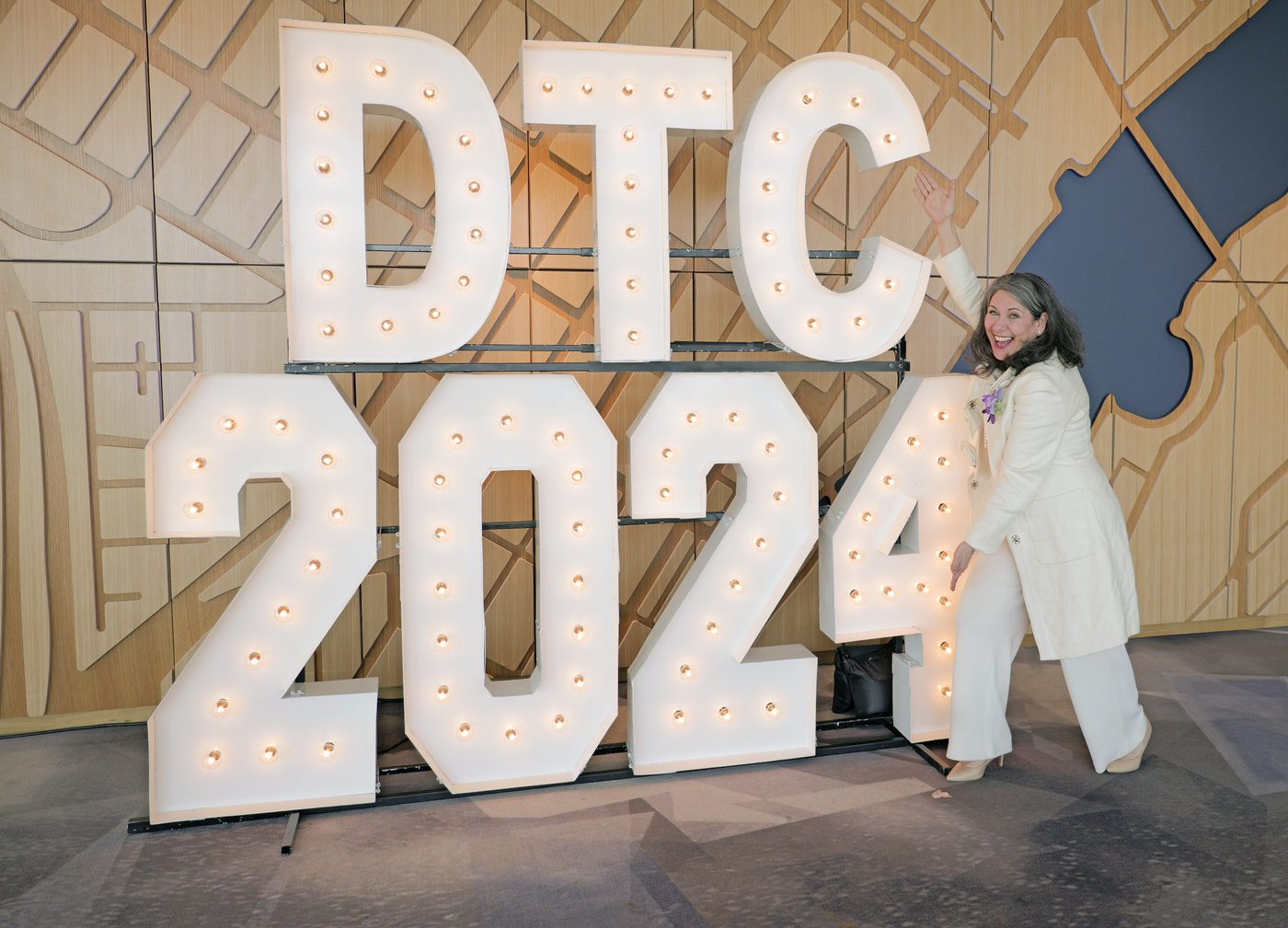 Danberry Treasure Chest Gala - marquee DTC 2024 letters